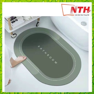THẢM LÓT CHÂN OVAL NHÀ TẤM CHỐNG TRƯỢT ( LOẠI NỈ )