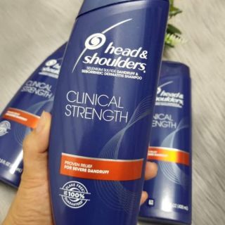 {Cam Kết Chính Hãng} Dầu Gội TRỊ GÀU Head &amp; Shoulders Clinical Strength Shampoo - Mẫu mới - 400 ml - 13.5 oz