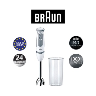 [Mã ELHA22 giảm 5% đơn 300K] Máy xay cầm tay Braun MQ5200 1000W [Thay thế Model MQ5000]