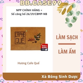 Xà Phòng Xà bông Cafe Quế Organic Sạch Mát Da Sát KhuẩnTẩy Da ChếtDưỡng Ẩm Da Dạng Sáp 100gr Chính Hãng- bb.case99