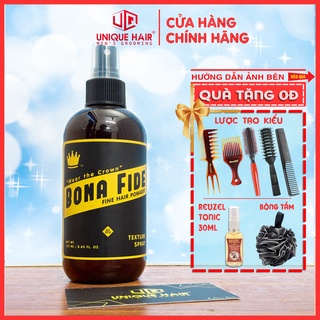 Xịt Dưỡng Tóc Tạo Phồng Bona Fide Texture Spray 250ml USA tn new 2021