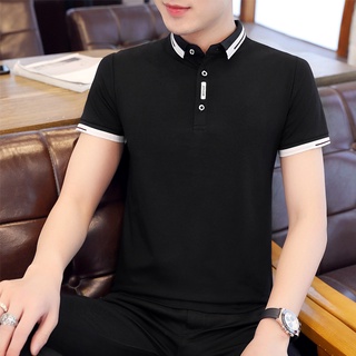 Áo Thun Nam Polo Cotton Mềm Mịn TFUN mã TT8 chất liệu thun co giãn Phong Cách Hàn Quốc Đẹp