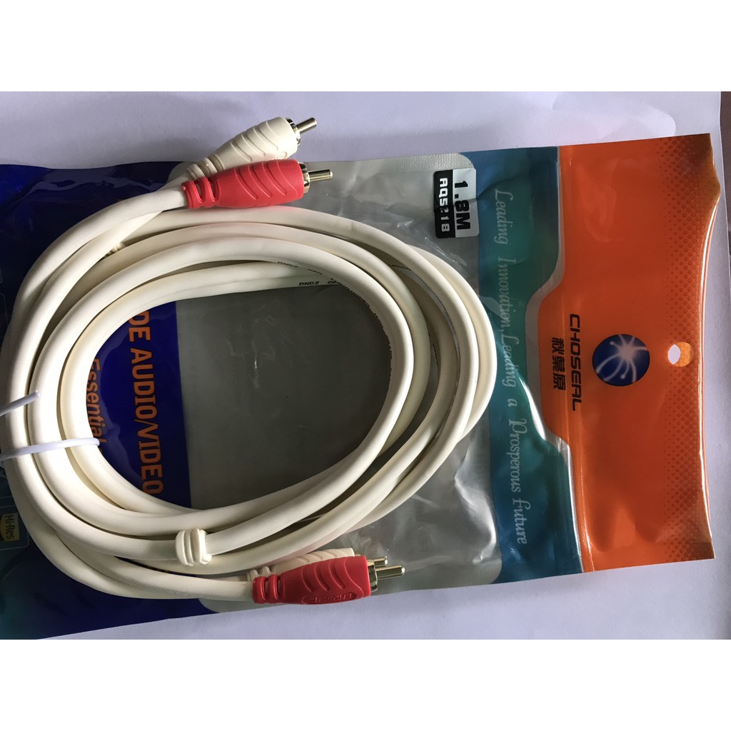 Combo 2 dây av 2-2 1,8m