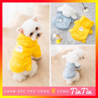 Quần Áo Cho Chó Mèo Thú Cưng Dáng Hoodie Mũ Hình Thú #Tintin Pet Store