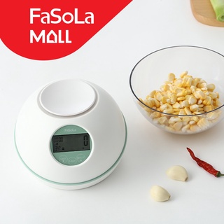 Cân tiểu ly điện tử 5kg đa chức năng, đếm giờ, đo nhiệt độ FASOLA FSLRY-315C