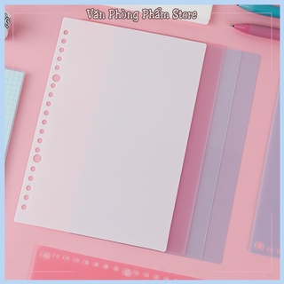 Bìa sổ còng , bìa còng nhựa kiểu lá rời làm planner bullet journal khổ A4 A5 B5