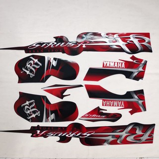 TEM , DECAL DÁN XE SIRIUS RC MẪU ĐỜI 2011 HOA VĂNM TEM 3 LỚP NHƯ ZIN