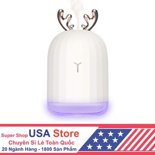 Máy Phun Sương Tạo Ẩm Tuần Lộc 220ml Có Đèn LED Siêu Đẹp 109