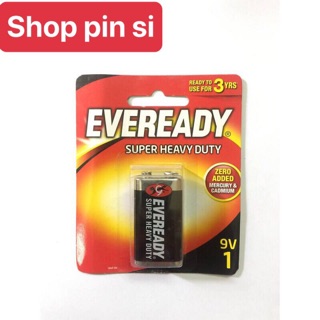 Pin vuông 9V Eveready 1222- Vỉ 1 viên