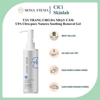 [Hàng Chính Hãng] Gel tẩy trang cho da nhạy cảm UPA Ultra-pure Naturex Soothing Removal Gel Mona Frema