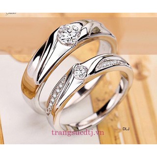 NHẪN ĐÔI - HÀNG BẠC Ý CAO CẤP