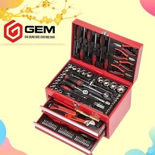 Bộ đồ sửa chữa MANNESMANN 155 món - Hàng nội địa Đức