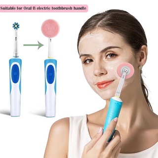 Đầu bàn chải thay thế Rotary giúp bàn chải điện Oral B thành máy rửa &amp; massage mặt tiện dụng, làm sạch lỗ chân lông
