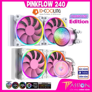[Mã ELHAMS5 giảm 6% đơn 300K] Tản nhiệt nước CPU AIO ID-COOLING PINKFLOW 240 DIAMOND EDITION - Chính hãng, LED ARGB 5v