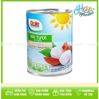 [HÀNG CHÍNH HÃNG] Vải Tươi Đóng Hộp Dole 565gr