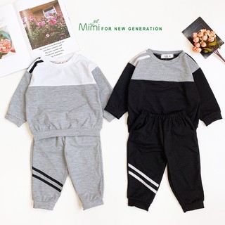 Set polo thể thao 2 màu cực kì sành điệu dành cho bé trai / bé gái sang chảnh - SukidsStore