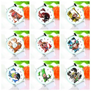Đồng hồ đeo tay in hình ONE PIECE ĐẢO HẢI TẶC ver CHỮ CÁI anime chibi thời trang nam nữ dễ thương độc đáo