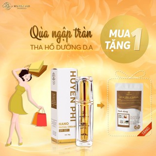 Kem Face Nano Huyền Phi dưỡng trắng, mờ thâm, chống nắng SPF 30+ - tặng 1 mặt nạ trắng da