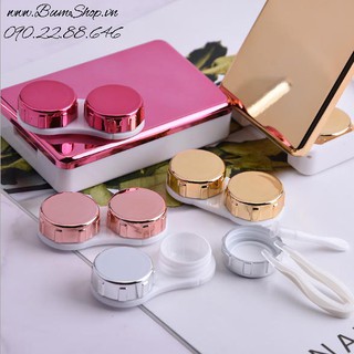 Khay gương đôi tráng gương siêu xịn, đựng được 2 cặp lens