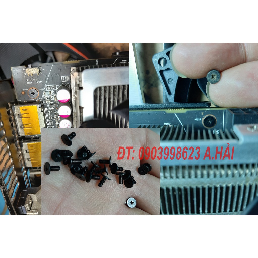 Ốc bắt Backplate vga (1set5con)