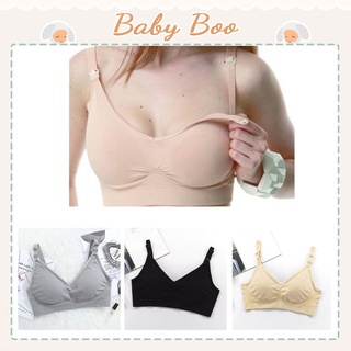 Áo lót ngực bầu cho bé con bú nâng ngực chống chảy xệ sau sinh mùa hè không gọng đồ lót chip bà bầu [ babyboo]