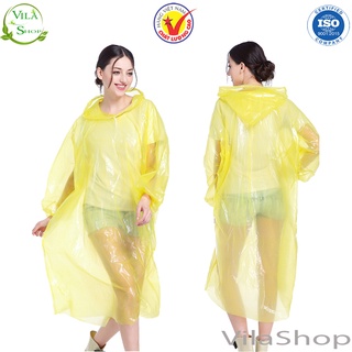 Áo Mưa Giấy Trong Chống Thấm Tốt, Áo Mưa Phương Tiện Chất Liệu Nhựa Pvc Mềm Dai Không Mùi An Toàn Tiện Lợi