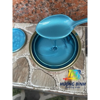 [Lon 1 lít] Sơn dành cho ô-tô, xe máy màu Xanh Bích - Y24