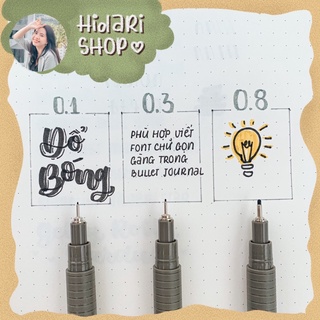 Bút Đi Nét Artline - Kháng Nước - Bullet Journal - Hidari