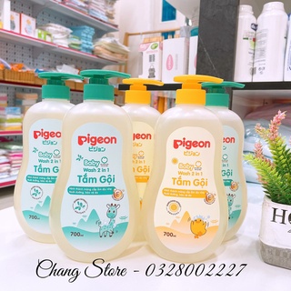 Sữa Tắm Gội Pigeon Cho Bé Dung Tích 200ml, 700ml