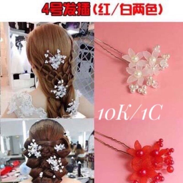 Trâm cài tóc pha lê