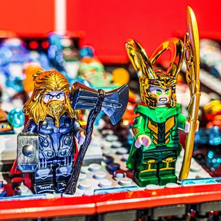Lego Thor Endgame có kèm phụ kiện cầm tay mini figure endgame