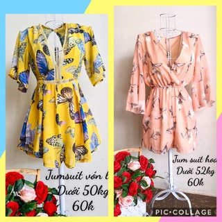jumsuit von họa tiết
