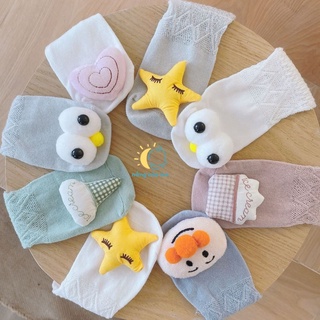 Tất vớ lưới thú nhồi bông cho bé sơ sinh, dáng dài, cotton nhẹ thoáng, co giãn, phối đồ cực xinh - Nắng Của Mẹ_TATTHU