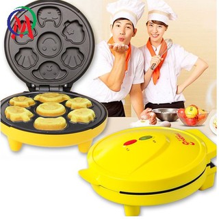 Máy nướng làm bánh 7 khuôn hình thú ngộ nghĩnh.