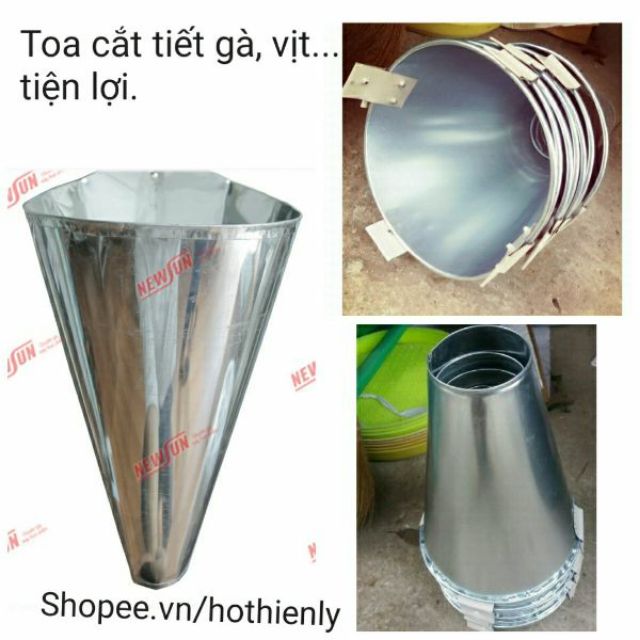 Phễu cắt tiết gà vịt