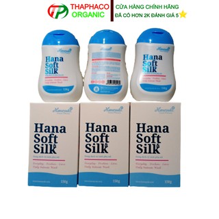 Combo 3 Hana Soft Silk Chai 150gr Date 2023 - Dung Dịch Vệ Sinh Hanayuki - Dung Dịch Vệ Sinh Phụ Nữ Hanayuki