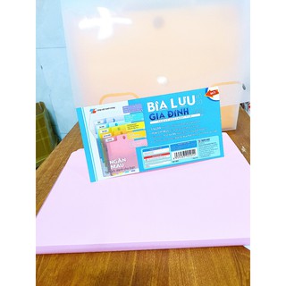 Bìa Thiên Long Túi 5 Ngăn Lưu Trữ Tài Liệu Gia Đình Khổ A4 Đựng 130 Tờ BF-001