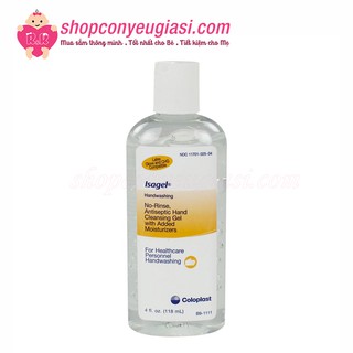 Gel Rửa Tay Khô Isagel Coloplast 118ml Dưỡng Ẩm Da Tay - Made In USA