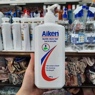 Nước rửa tay Aiken sạch khuẩn chai 500g