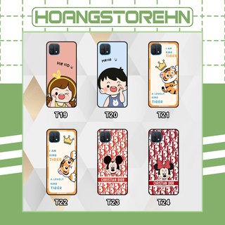 Ốp Oppo A16k in hình mickey, hổ, kingtiger siêu rẻ T19 - T24