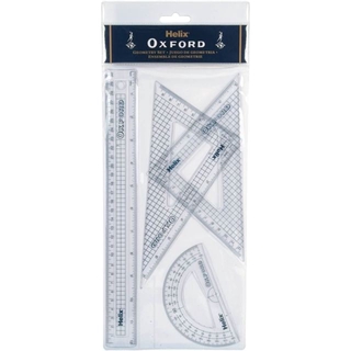 Helix Bộ Thước Oxford Loại Lớn ( Thước Cứng ) - Helix