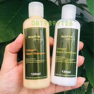 DẦU XẢ PHỤC HỒI VÀ DƯỠNG TÓC SIÊU MỀM MƯỢT COLLAGEN SOPHIA HÀN QUỐC ( chai chiết ) 120ml