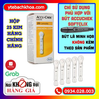 KIM LẤY MÁU ACCUCHEK SOFTCLIX HÀNG CHÍNH HÃNG