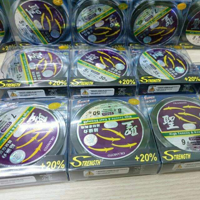 Cước Câu Cá 4 con Cá Cơm 250m