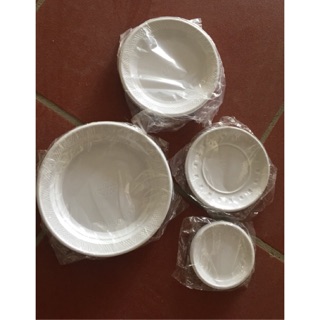 Đĩa nhựa dùng 1 lần các size 227, 183, 46, 115 (combo 50 chiếc như hình)