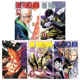 Truyện tranh - Combo One-Punch Man: Tập 16 + Tập 17 + Tập 18 + Tập 19 + Tập 20 (Tái Bản 2019) (Bộ 5 Tập)