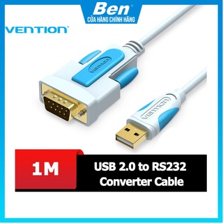 [Mã SKAMCLU9 giảm 10% đơn 100K] Cáp chuyển USB 2.0 to RS232 1m-3m Vention VAS-C02 - Ben Computer