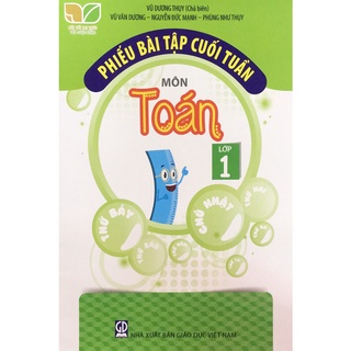 Sách - Phiếu bài tập cuối tuần môn toán 1 (Kết nối tri thức với cuộc sống)
