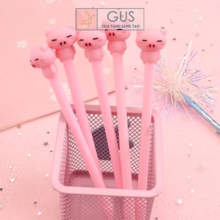 Bút heo ủn ỉn Gushop - bút gel nước mực đen