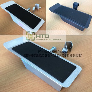 Kệ trưng bày giày thể thao cài thanh hộp inox - Kệ bày giày dép